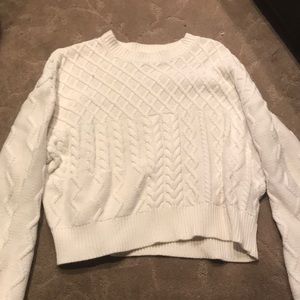 cropped forever 21 sweater